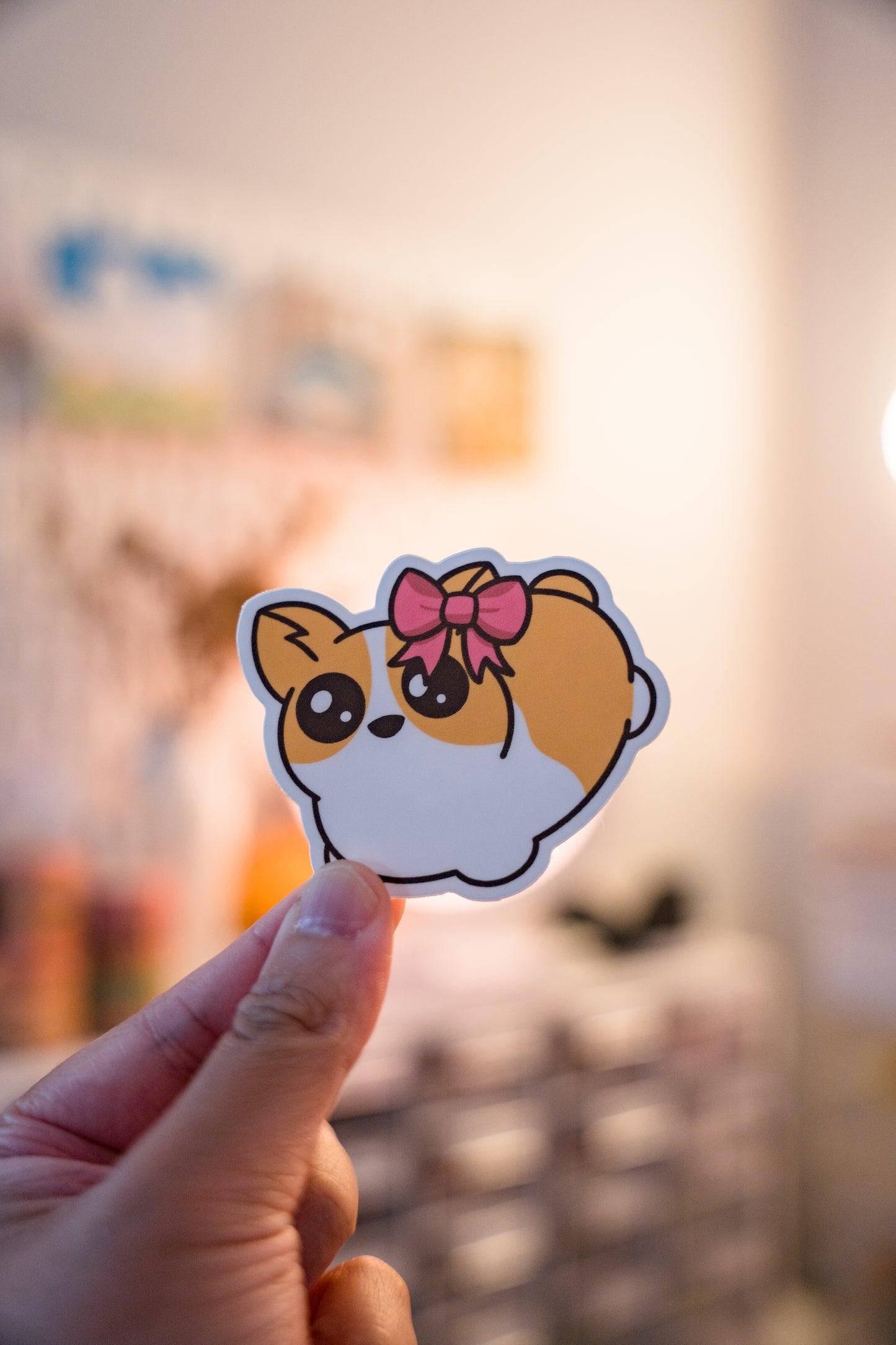 Just a Girl / Boy Hamster Corgi Meme Vinyl Sticker
