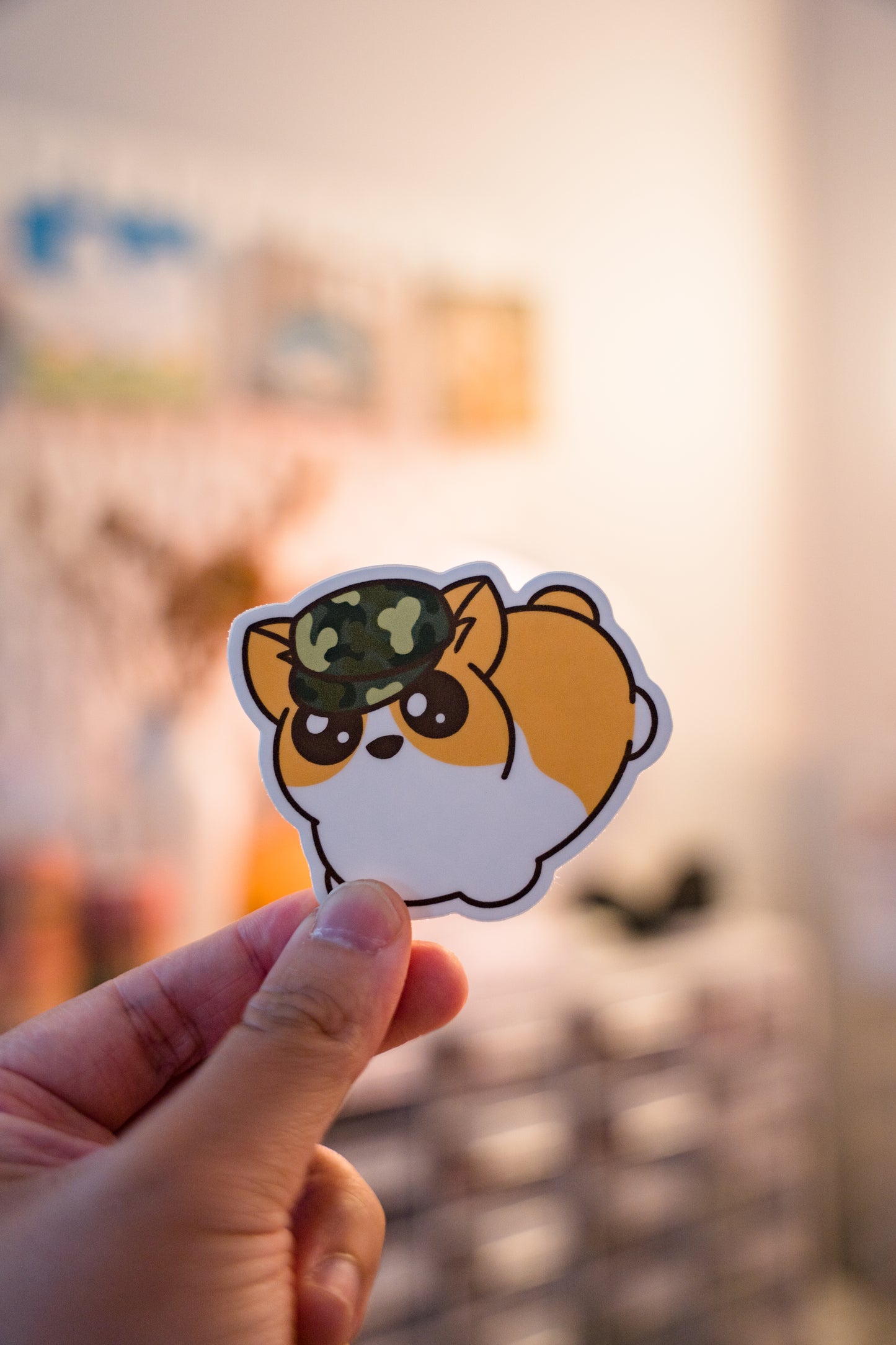 Just a Girl / Boy Hamster Corgi Meme Vinyl Sticker