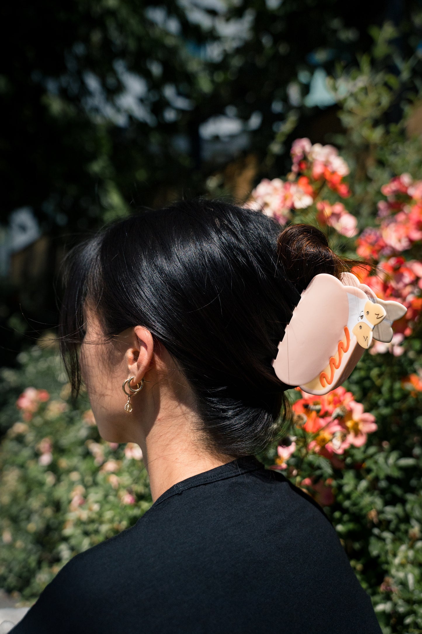 Glizzy Hotdog Corgi Hair Claw Clip