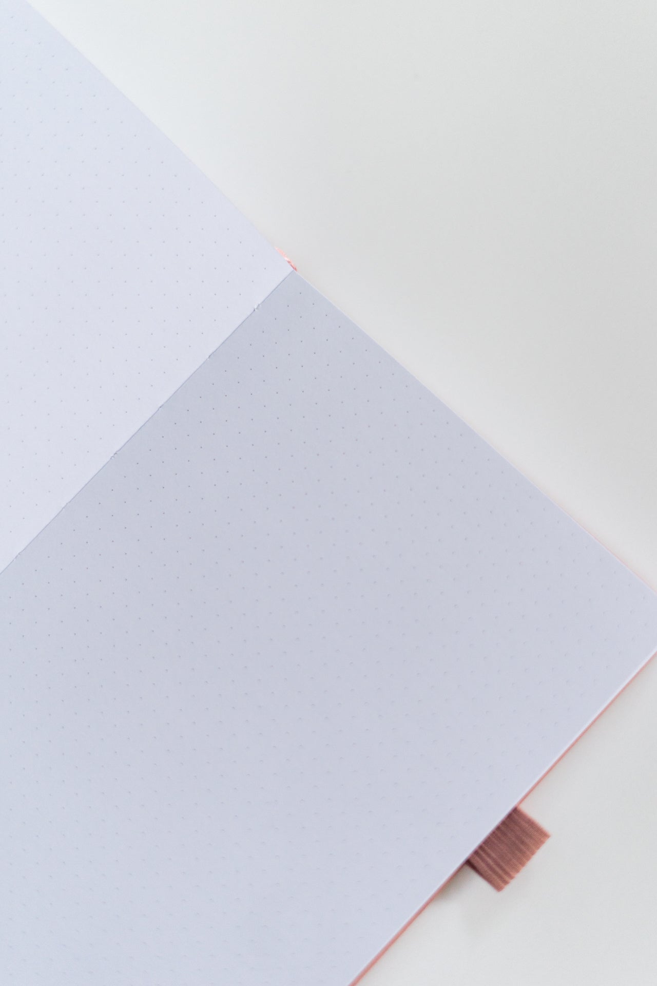 Dusty Pink Dotted A5 Corgi Bullet Journal Notebook with 180GSM Paper