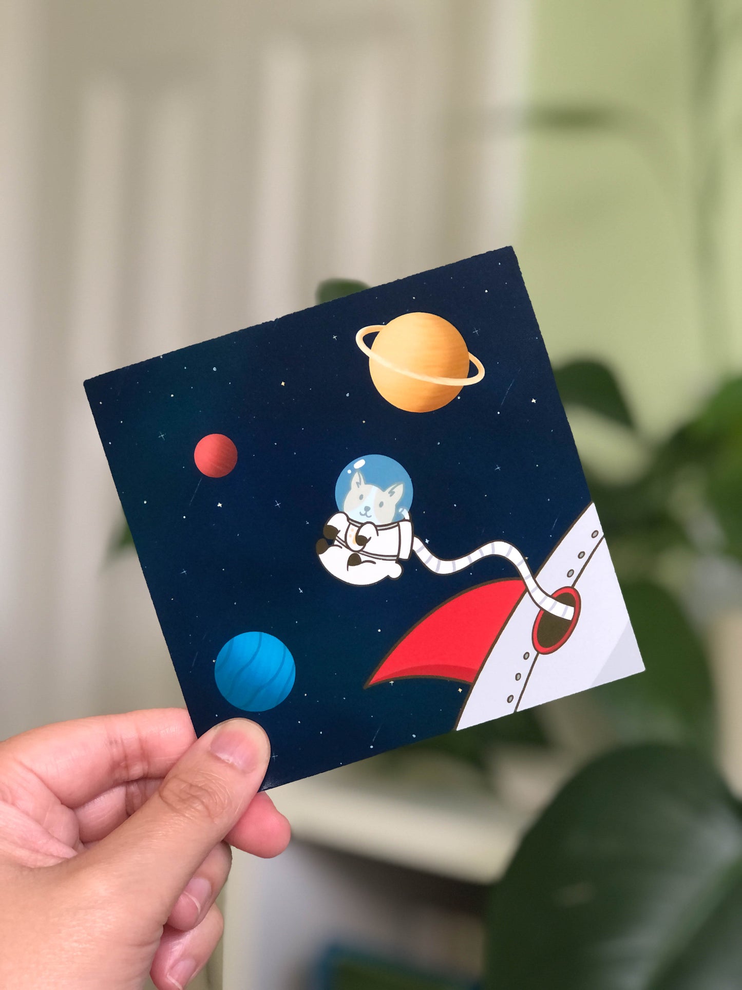 Mango Space Exploration Art Print