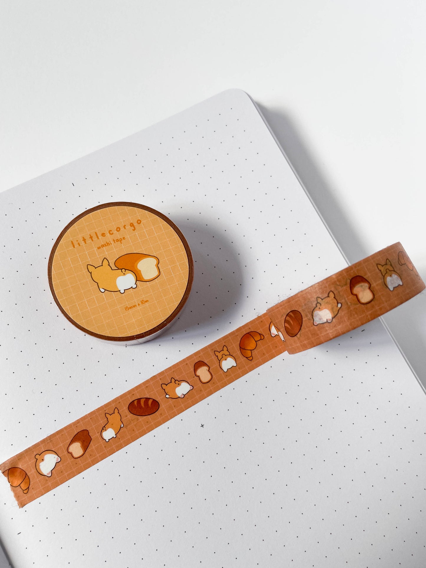 Bread n' BUTTer Corgis Washi Tape