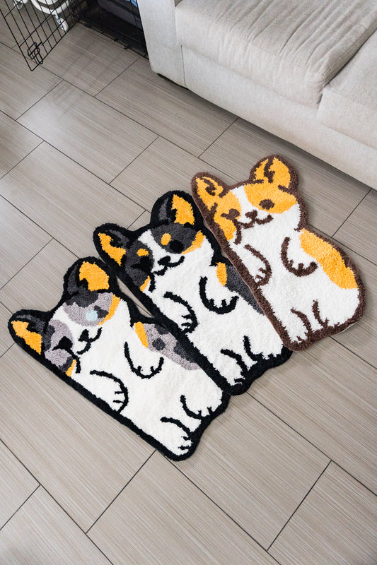 Squishy Corgi Indoor Rug