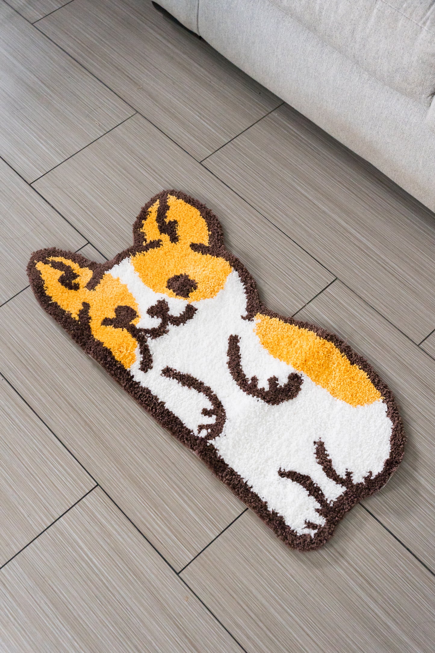 Squishy Corgi Indoor Rug