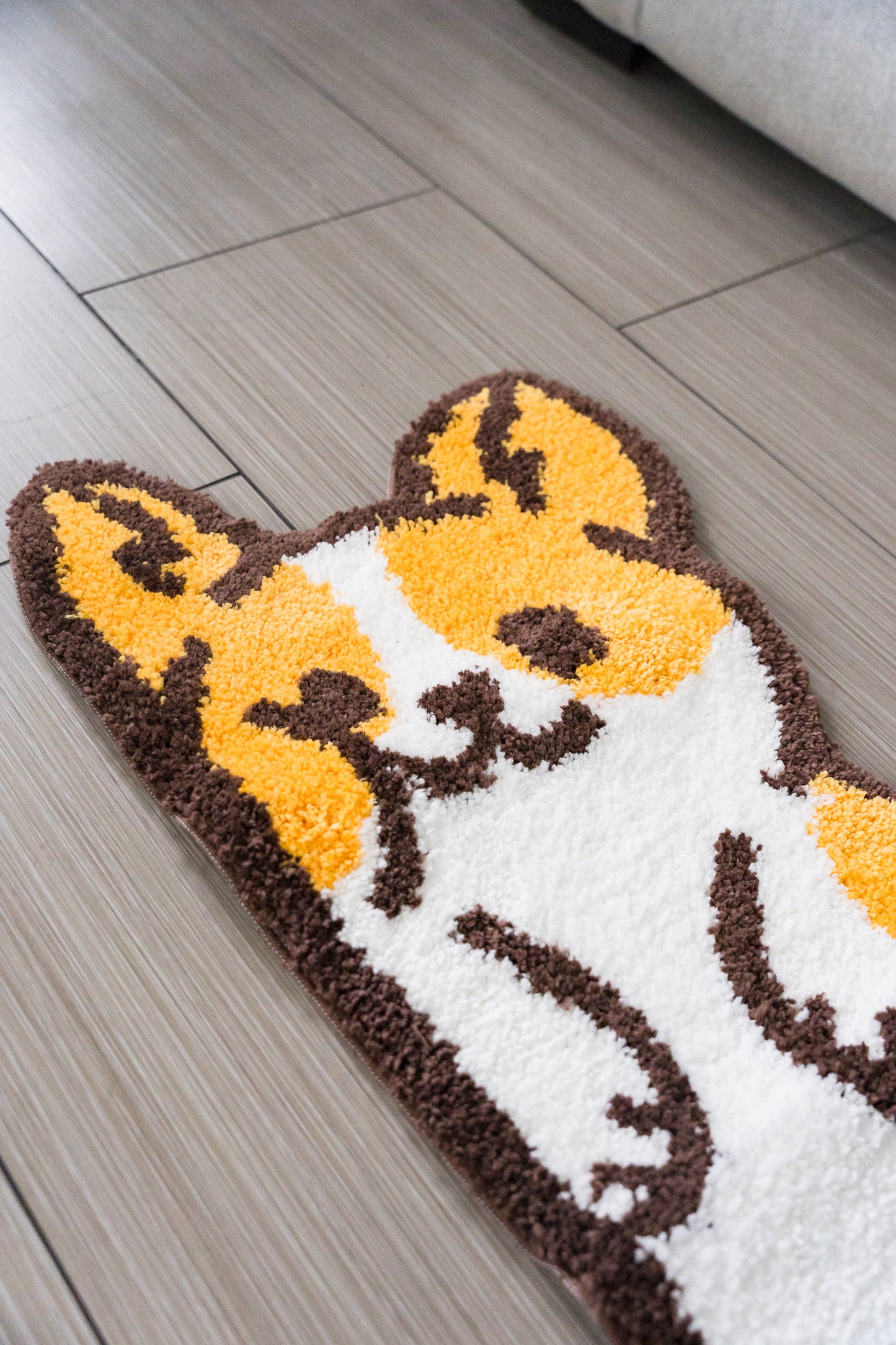 Squishy Corgi Indoor Rug