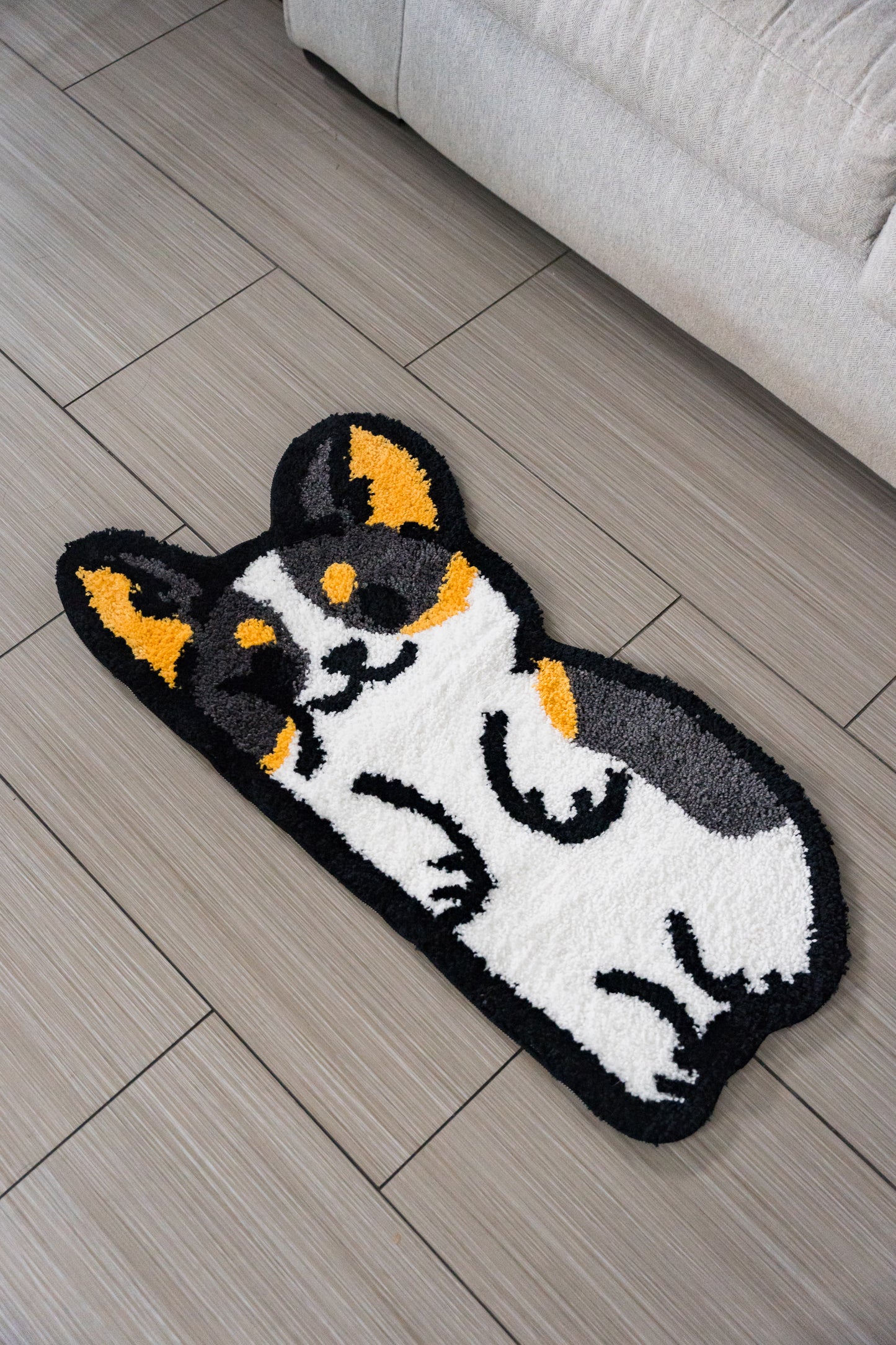 Squishy Corgi Indoor Rug