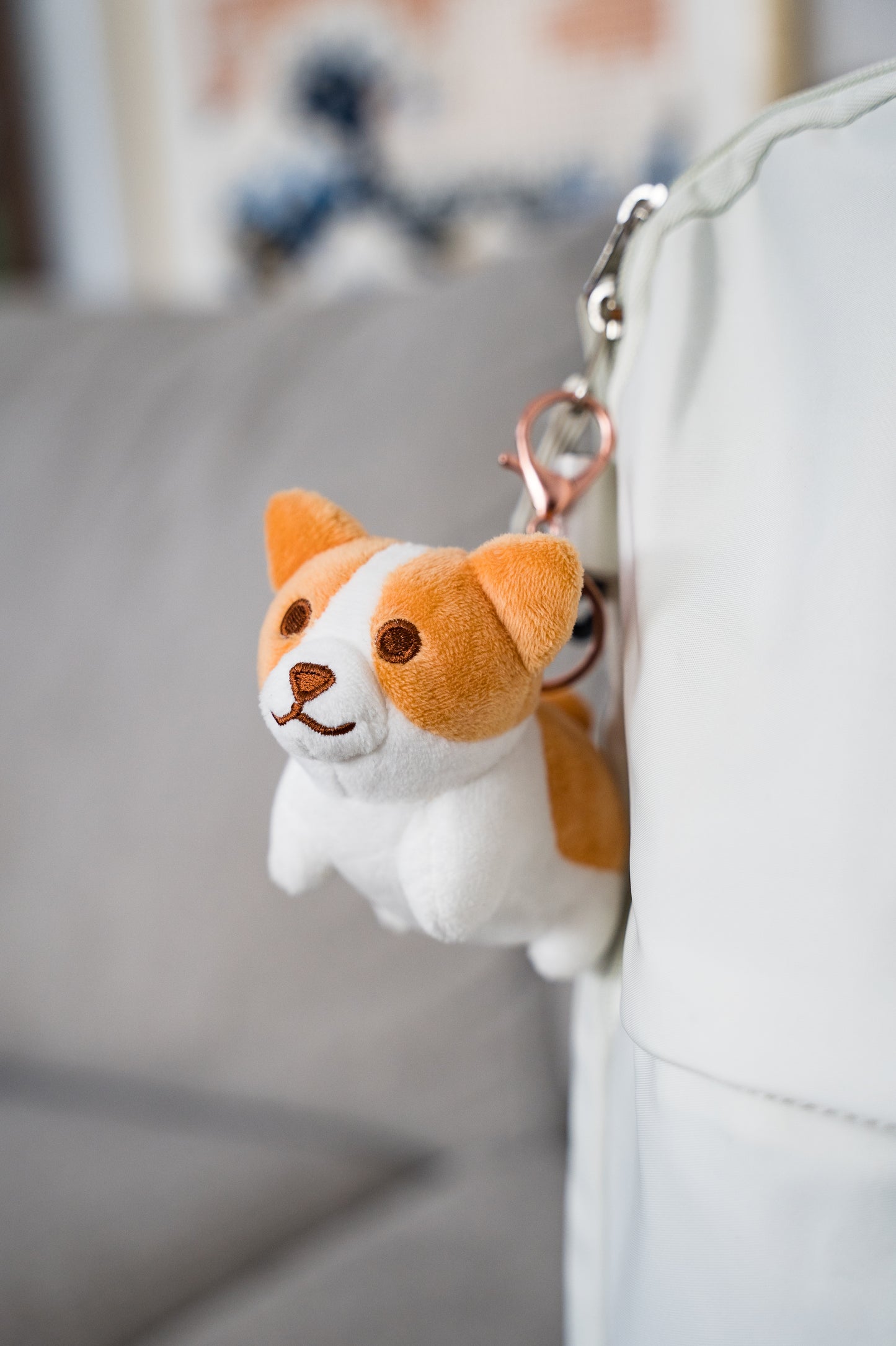 Little Corgo Plushie Keychain