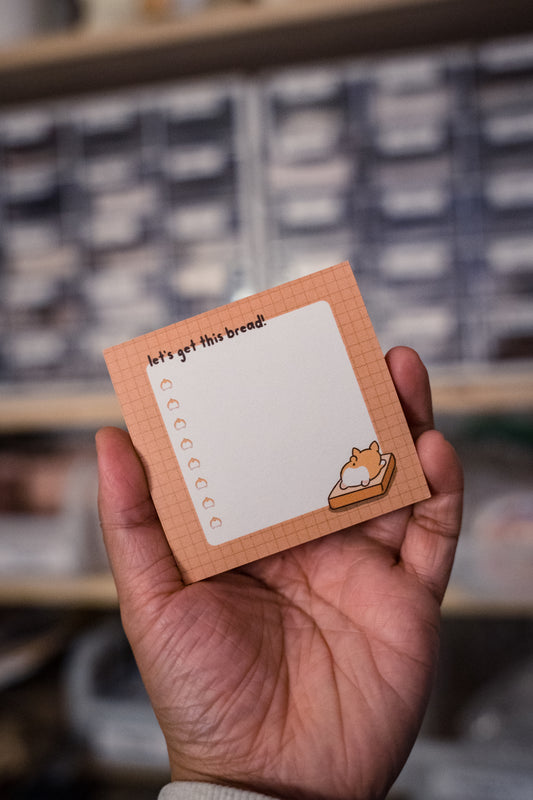 "Let's Get This Bread!" List Sticky Notes
