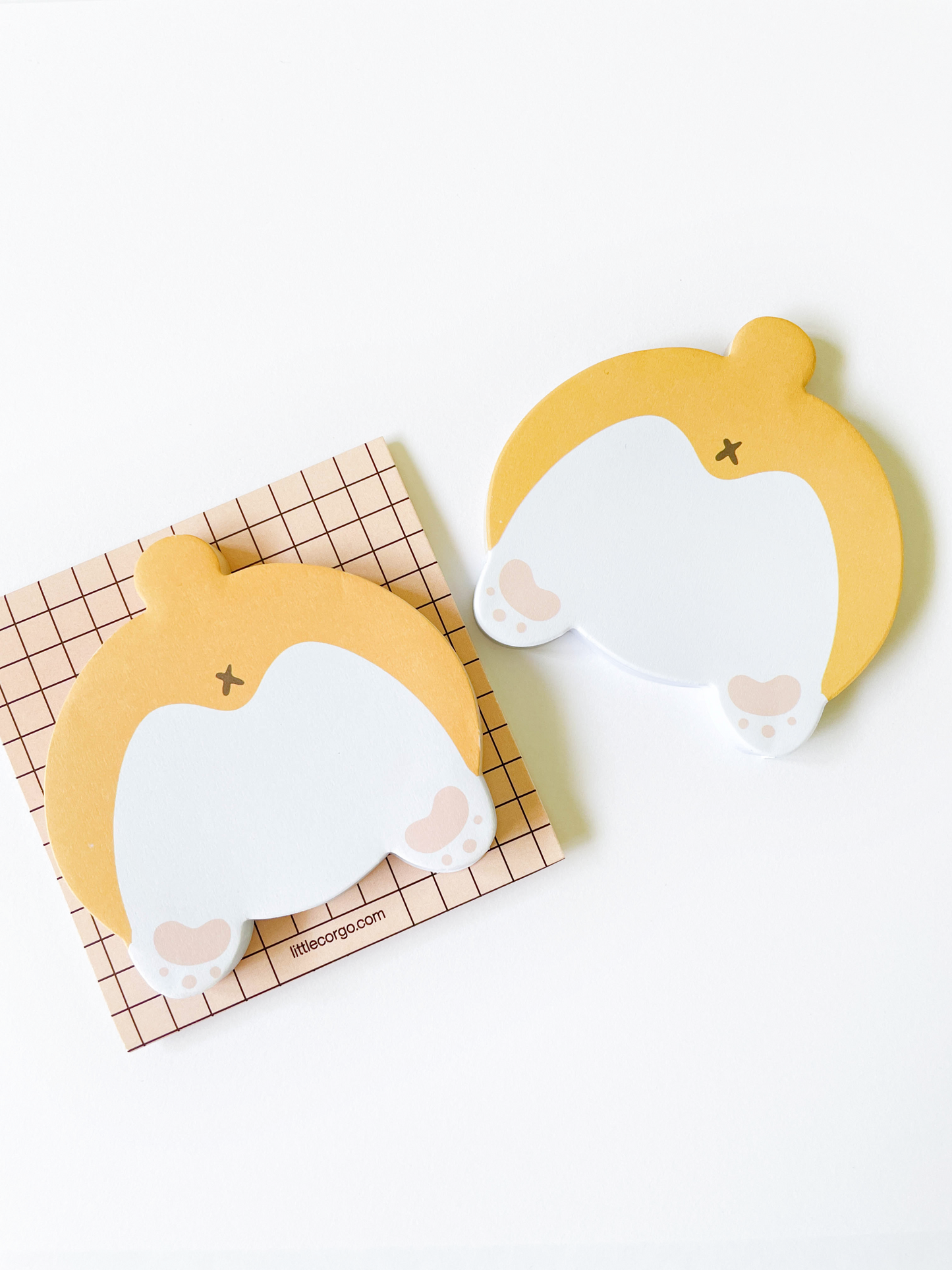 Corgi Butt Die Cut Sticky Note