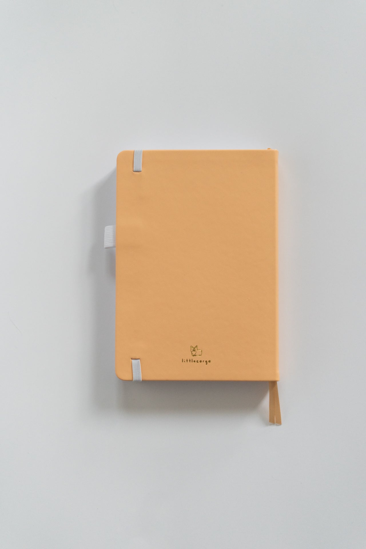 Pastel Yellow Dotted A5 Corgi Bullet Journal Notebook with 180GSM Paper