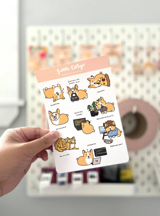 Mango's Favourite Activities Sticker Sheet