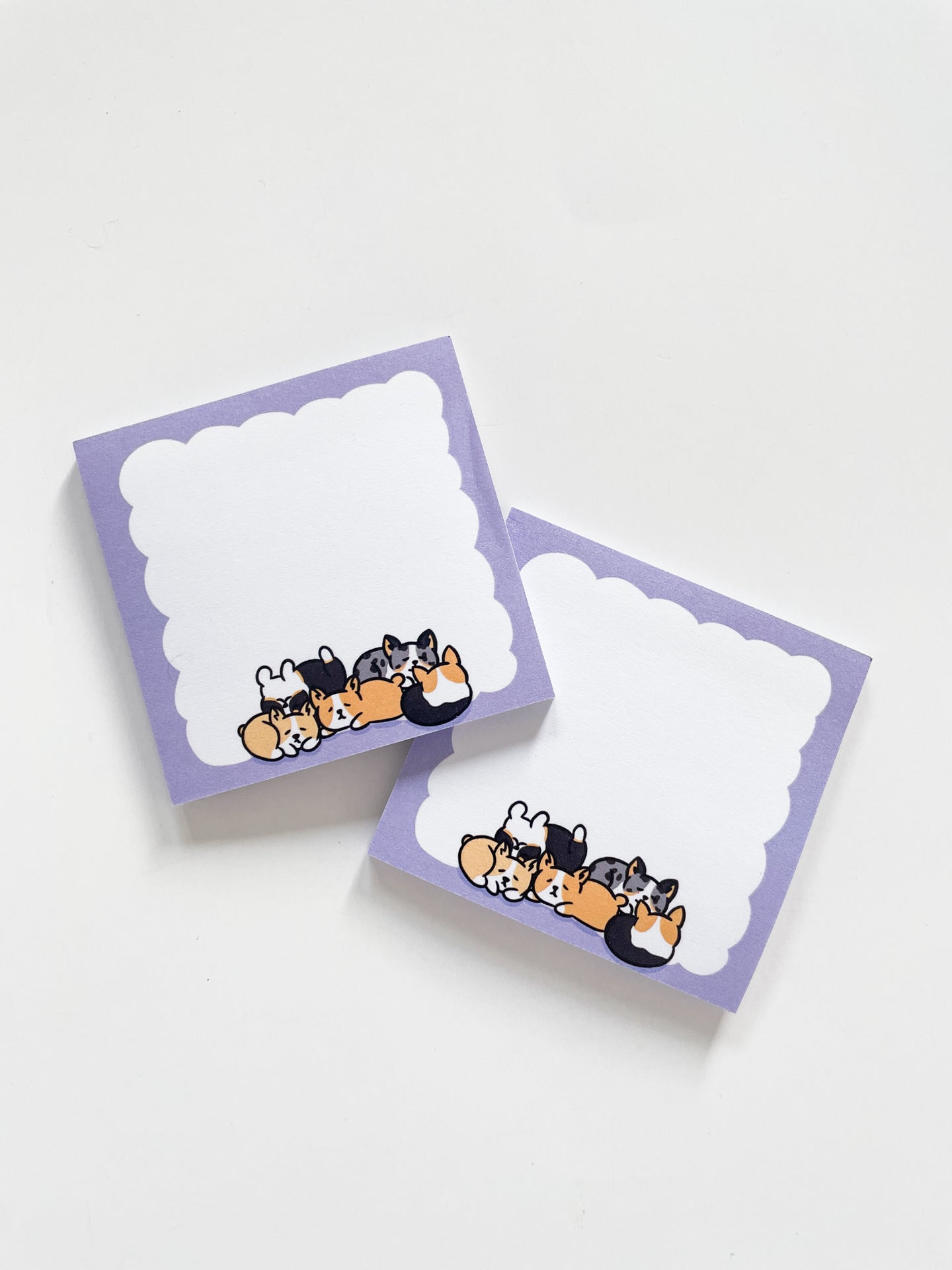 Dreamy Nap Time Corgi Sticky Notes