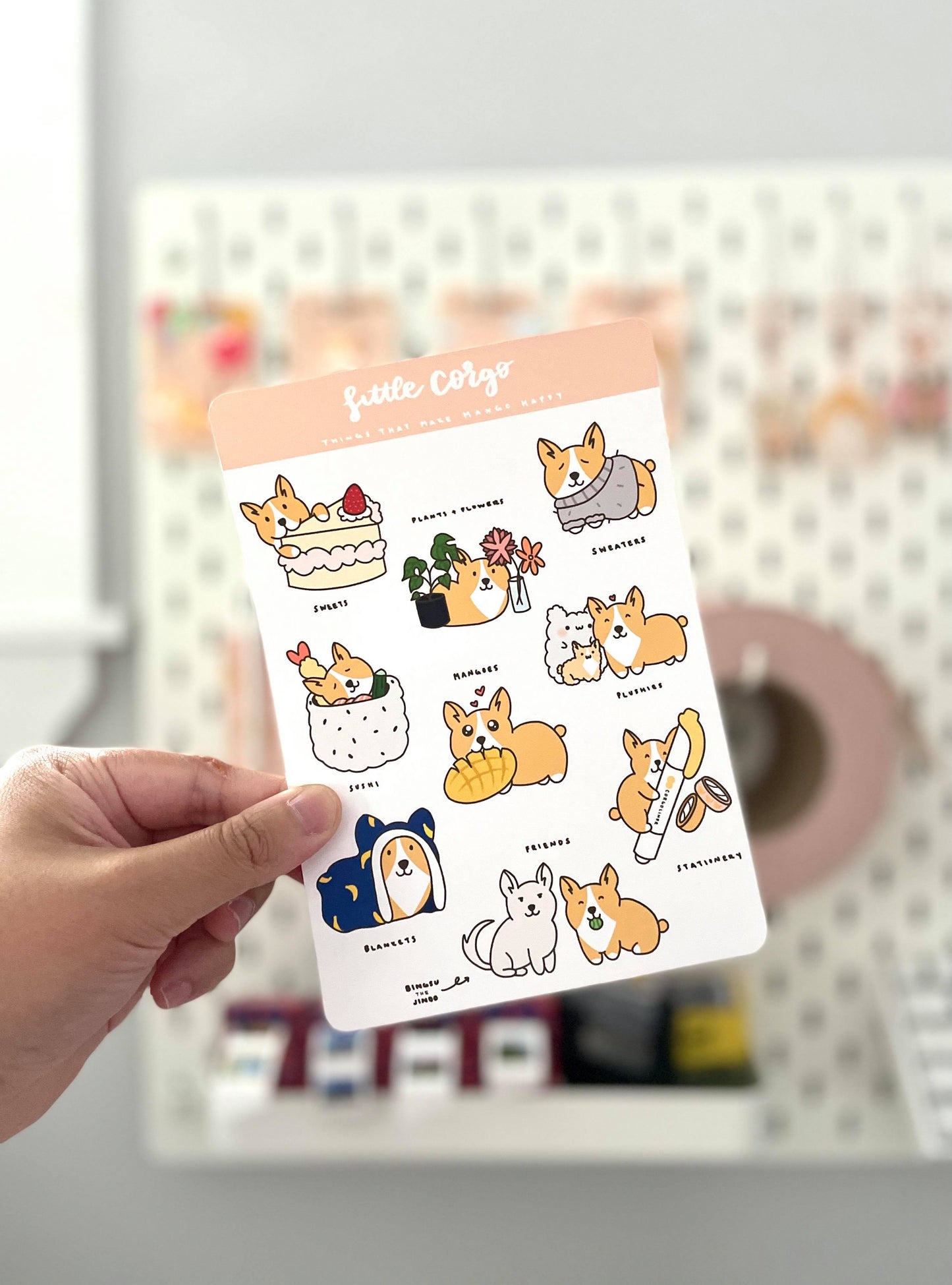 Things That Make Mango Happy Sticker Sheet