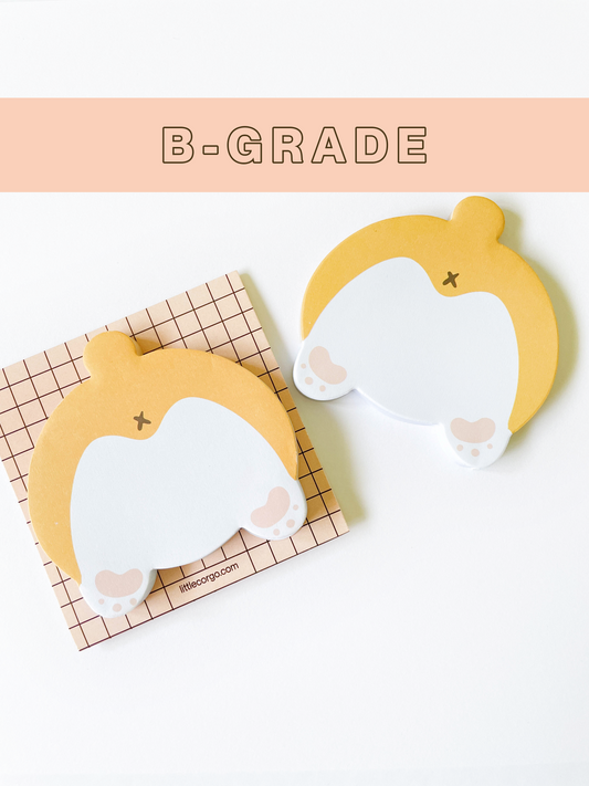 *B-GRADE* Corgi Butt Die Cut Sticky Note
