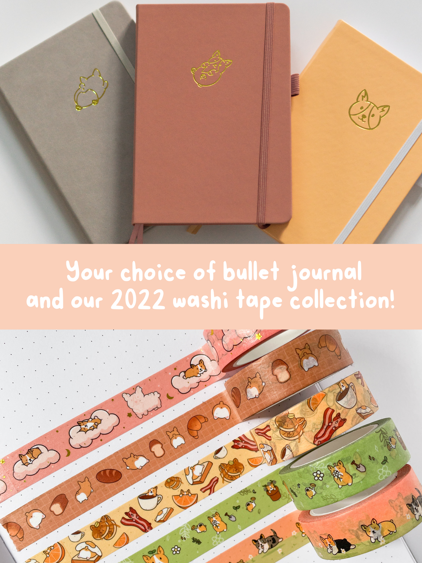 Bullet Journal & Washi Tape Bundle